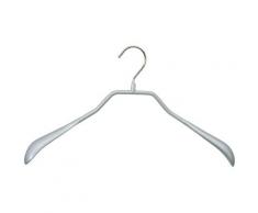 MAWA Kleiderbügel Bodyform 42/L, (Set, 10-tlg.) silberfarben Ständer, Halterungen Haken Aufbewahrung Ordnung Wohnaccessoires