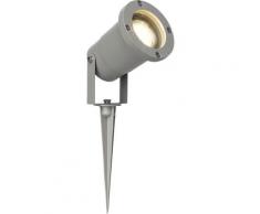 Brilliant Leuchten Gartenleuchte Janko, GU10, 1 St., Warmweiß, LED Außenerdspieß 32cm grau Gartenleuchten Außenleuchten Lampen