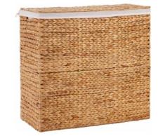 Home affaire Wäschetruhe (3tlg-Set), natur, natur