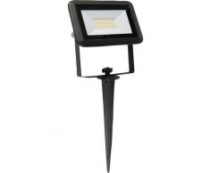 meister LED Gartenstrahler, 20 W, mit Erdspieß schwarz Gartenstrahler LED-Lampen LED-Leuchten Lampen Leuchten sofort lieferbar