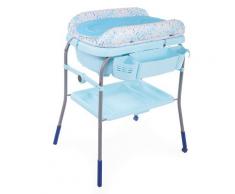 Chicco Wickeltisch Bade-/Wickelkombination Cuddle & Bubble, Ocean, bis 11 kg, Made in Europe, 66 cm blau Baby Ab Geburt Altersempfehlung