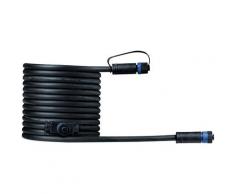 Paulmann Outdoor Plug&Shine 5m IP68 Lampen-Verbindungskabel, schwarz, schwarz