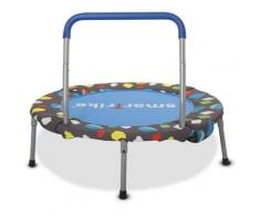 smarTrike Kindertrampolin Trampolin 2 in 1 Ø 90cm, bunt, Neutral, blau - bunt