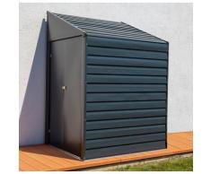 SPACEMAKER Gerätehaus grau Geräteschuppen -schränke Garten Balkon