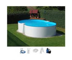 KONIFERA Achtformpool Monaco I, (Set), 6 tlg., BxLxH: 350x540x120 cm weiß Swimmingpools Pools Planschbecken Garten Balkon