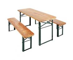 Pinolino Kindersitzgruppe Sepp, Picknicktisch, BxHxT: 110x40x54 cm braun Kinder Kinderstühle Kindermöbel