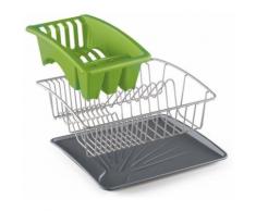 Metaltex Geschirrständer Aquanet plus, grün, grün-grau