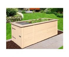 weka Hochbeet, (Set), BxTxH: 205x80x81 cm, mit Anbauschrank beige Hochbeet Hochbeete Gewächshäuser Garten Balkon