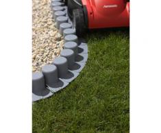 Prosperplast Beetumrandung grau Rasen- Beetbegrenzung Gartendekoration Gartenmöbel Gartendeko