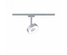 Paulmann Schienensystem-Leuchten URail LED Spot Circle 5W 230V Chrom matt matt, (1tlg.) silberfarben Schienensysteme und Seilsysteme Deckenleuchten Lampen Leuchten Stromschienensysteme