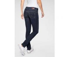 LTB Slim-fit-Jeans MOLLY, mit doppelter Knopfleiste & Stretch blau Damen Röhrenjeans Jeans