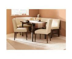 Eckbankgruppe, (Set, 4 tlg.), 156/122 cm beige Eckbankgruppen Tische Sitzmöbel-Sets