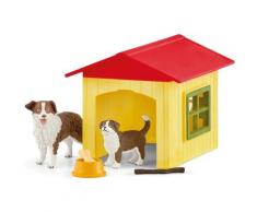 Spielwelt SCHLEICH "FARM WORLD, Hundehütte (42573)" Spielfigurenwelten bunt Kinder Altersempfehlung