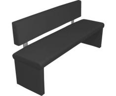 byLIVING Polsterbank Cardy, mit Rückenlehne, Breite 140, 160 oder 180cm, Bezug aus Kunstleder schwarz Polsterbänke Sitzbänke Stühle