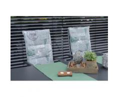 GO-DE Sesselauflage, 120 x 50 cm, hoch grau Gartenstuhlauflagen Gartenmöbel-Auflagen Gartenmöbel Gartendeko Sesselauflage