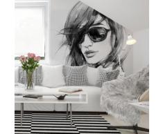 Vliestapete I wear my sunglasses weiß Fototapeten Tapeten Bauen Renovieren