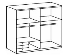 Wimex Schwebetürenschrank Seattle, mit Schubkästen beige Kleiderschränke Schränke Vitrinen Möbel sofort lieferbar