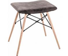 HAKU Hocker grau Polsterhocker Sessel und Sofas Couches