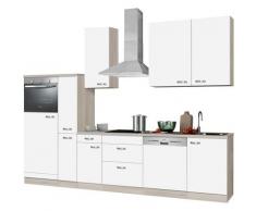 OPTIFIT Küchenzeile Faro, ohne E-Geräte, Breite 300 cm weiß Küchenzeilen Geräte -blöcke Küchenmöbel Arbeitsmöbel-Sets