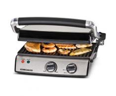 Rommelsbacher Kontaktgrill KG 2020 silberfarben Elektrogrills Grill Haushaltsgeräte