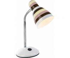Nino Leuchten Schreibtischlampe TRACE, braun, braun-natur