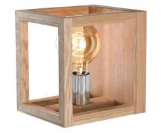 SPOT Light Deckenleuchte KAGO, E27, Naturprodukt aus Eichenholz, Nachhaltig mit FSC-Zertifikat, passende LM Made in EU silberfarben Deckenleuchten