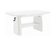 PRO Line Couchtisch, höhenverstellbar weiß Couchtische eckig Tische Tisch