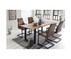 SalesFever Essgruppe (Set, 5-tlg) braun Essgruppen Tische Sitzmöbel-Sets