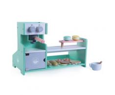 CHIC2000 Kinder-Kaffeemaschine Coffee Shop, zum Aufstellen auf den Tisch blau Kinder Ab 3-5 Jahren Altersempfehlung