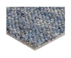 Bodenmeister Teppichboden Korfu, rechteckig, 8 mm Höhe blau Bodenbeläge Bauen Renovieren