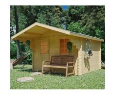 Kiehn-Holz Gartenhaus, Burgberg 1, (Set) beige Gartenhäuser Garten Balkon