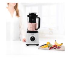 PRINCESS Standmixer 219600, 800 W, 6 Klingen, 1,5 L Krug, 1 Trinkflasche, Impulsfunktion schwarz-weiß Mixer Zerkleinerer Haushaltsgeräte