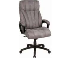 Duo Collection Chefsessel John XXL, mit gepolsterten Armlehnen grau Bürostühle Büromöbel Stühle