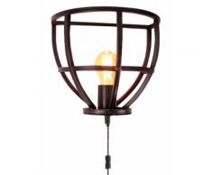 Brilliant Leuchten Matrix Wandleuchte Zuleitung und Schalter schwarz stahl Wandleuchten SOFORT LIEFERBARE Lampen