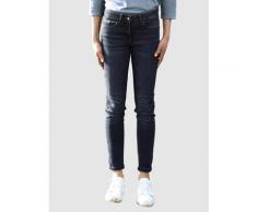 Dress In Skinny-fit-Jeans, mit Knopfleiste blau Damen Skinny-fit-Jeans Röhrenjeans Jeans