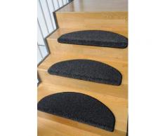 Stufenmatte Buffalo Living Line stufenförmig Höhe 15 mm maschinell getuftet, grau, Neutral, anthrazit
