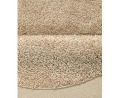 Home affaire Hochflor-Teppich Shaggy 30, rund, 30 mm Höhe, gewebt, Wohnzimmer grau Schlafzimmerteppiche Teppiche nach Räumen