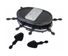 Team Kalorik Raclette TKG RAC 1003, 8 Raclettepfännchen, 900 Watt schwarz Küchenkleingeräte Haushaltsgeräte