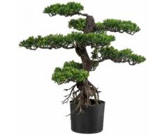 Creativ green Kunstbonsai Bonsai (1 Stück) grün Künstliche Zimmerpflanzen Kunstpflanzen Wohnaccessoires