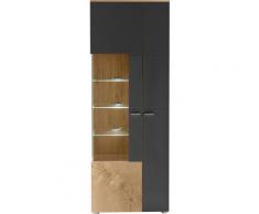 Places of Style Vitrine PALERMO, im trendigen Design beige Standvitrinen Vitrinen Schränke