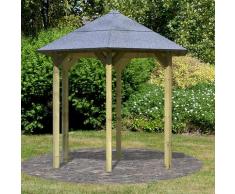 Karibu Holzpavillon Lissabon, BxT: 299x260 cm kdi Pavillons Garten Balkon