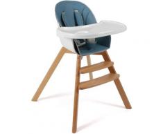 CHIC4BABY Hochstuhl Fiete, blau, mit Beinen aus Buchenholz blau Esszimmerstühle Gemütliches Esszimmer