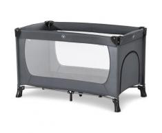 Hauck Baby-Reisebett Dream N Play Plus, Grey, inkl. Transporttasche grau Baby Reisebetten Babybetten Babymöbel