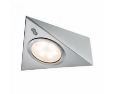 Paulmann Unterschrankleuchte Möbelaufbauleuchte LED mit Näherungssensor 3er-Set inkl. LED-Modul 3x2,8W, 1 St., Warmweiß silberfarben Möbelleuchten Lampen Leuchten sofort lieferbar