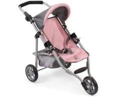 CHIC2000 Puppenbuggy "Jogging-Buggy Lola grau-rosa", rosa, Unisex, grau-rosa