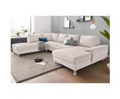 exxpo - sofa fashion Wohnlandschaft, silberfarben, silber