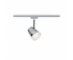 Paulmann Schienensystem-Leuchten URail LED Spot Cone 6,5W Chrom matt inkl. Leuchtmittel Leuchtmittel, (1tlg.) silberfarben Schienensysteme und Seilsysteme Deckenleuchten Lampen Leuchten Stromschienensysteme