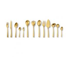 ECHTWERK Besteck-Set Avelino, (Set, 68 tlg.), Edelstahl 18/10, Teile, goldfarben Besteckgarnituren Besteck Messer Haushaltswaren