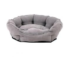 SILVIO design Tierbett George L, BxLxH: 53x63x20 cm, hellgrau grau Hundebetten -decken Hund Tierbedarf