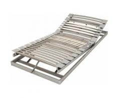 Lattenrost, Platin 28 Plus KF, Schlaraffia, Kopfteil manuell verstellbar grau Lattenrost-verstellbar Lattenroste Matratzen und Lattenrost